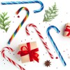 Christmas Candy Canes Tutti Frutti, Blue/White Peppermint, Red and White
