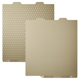 Antinsky Bambu Lab PEI Sheet Double Sided 184x184mm Flexible Magnetic Steel Sheet Easy Remove Shape PEI Building Plate for Bambu Lab A1 Mini 3D Printer