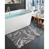 DEXI Bathroom Rug Mat 17x30, Soft and Absorbent Marble Bath