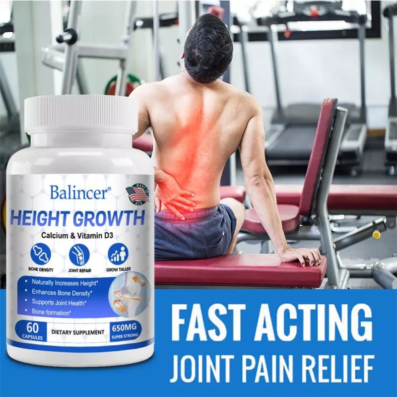 Balincer Height Growth 120 Capsules - Supports bone growth and