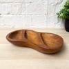 Vintage Teak Root Wood Oval Cheese Tapas Antipasti Party Platter