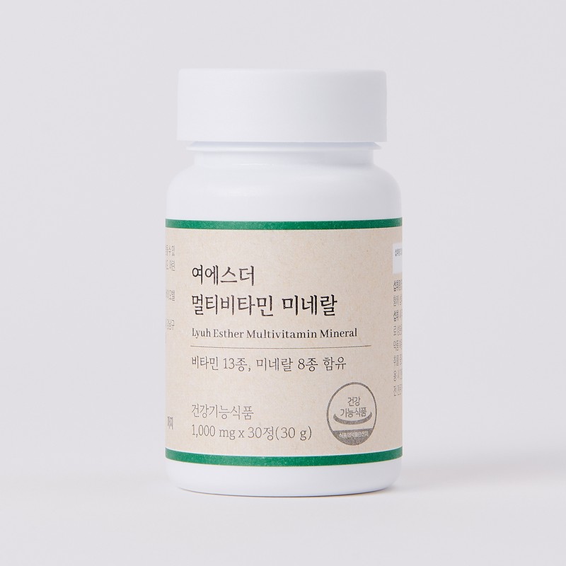 Esther Formula [국민영양] 여에스더 멀티비타민 미네랄 (비타민&미네랄 21종) 30정, 1개