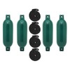 Extreme Max 3006.7536 BoatTector Fender, Forest Green, 4.5" x 16" Value 4-Pack