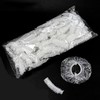 100pcs Disposable Transparent Ear Cover Sleeve Bath Shower Salon Hair