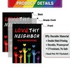 Love Your Neighbor Garden Flags for Outside 12x18 Inch Hate