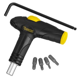 6 x SabreCut SCBT01 Adjustable Torque Wrench Bicycle Multitool Kit - 4 Bits (H3, H4, H6, TX25) 3 Torque Levels (4, 5, 6Nm) Lightweight and Portable for Road and Mountain Bike Maintenance