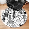 Mexican Office Chair Mat Chair Mat for Thick Carpet Floor