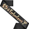 PartyForever 85th Birthday Sash 85 and Fabulous Decorations for Her