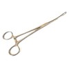 Foerster Sponge Forceps 10" Curved Serrated Surgical Holding Veterinary Instruments