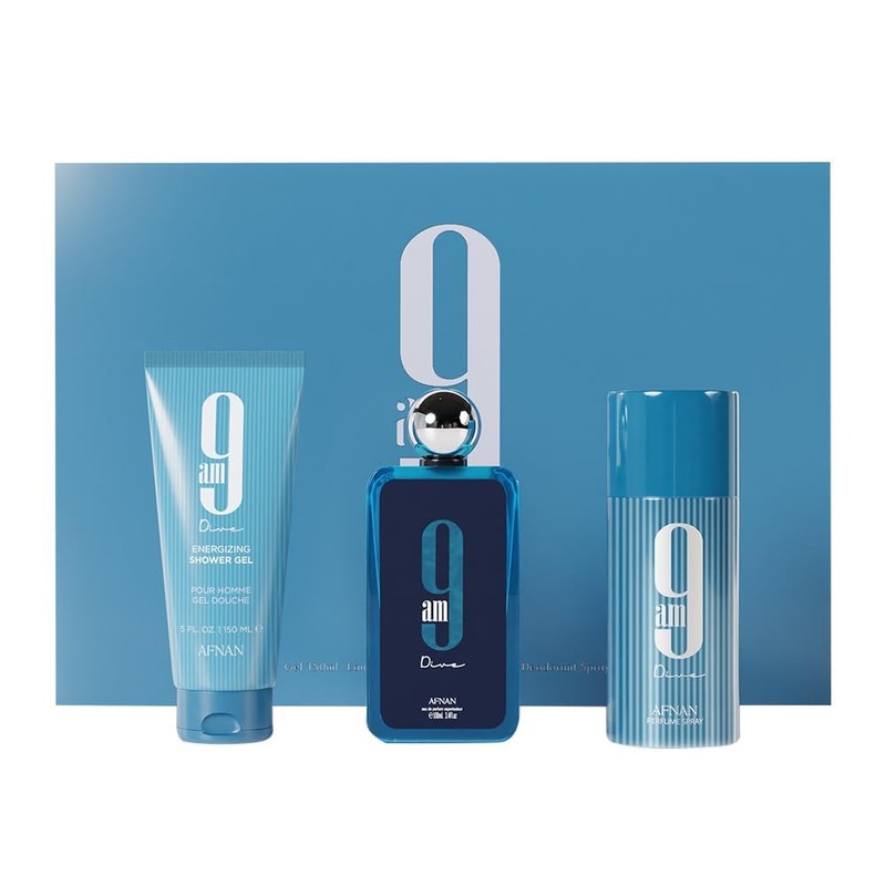 Afnan 9 Am Dive Perfume Gift Set – Eau De