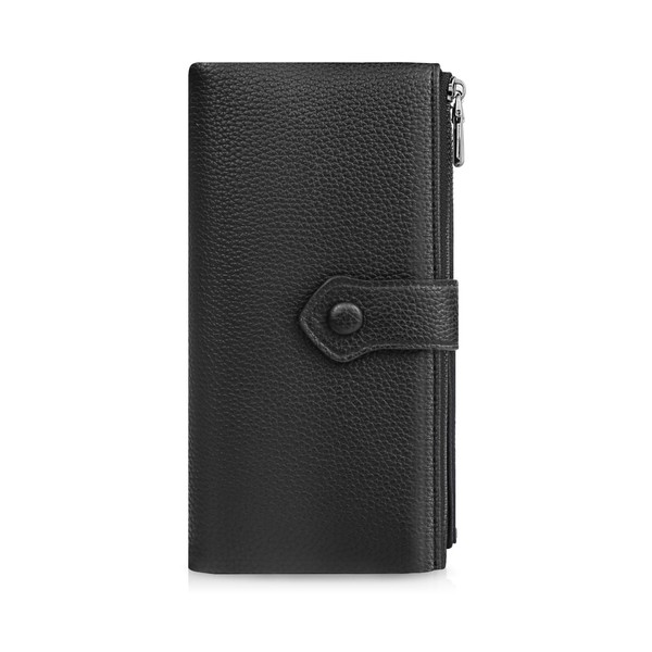 MultiValue Bifold Women Wallet, Soft PU Leather Long RFID Women