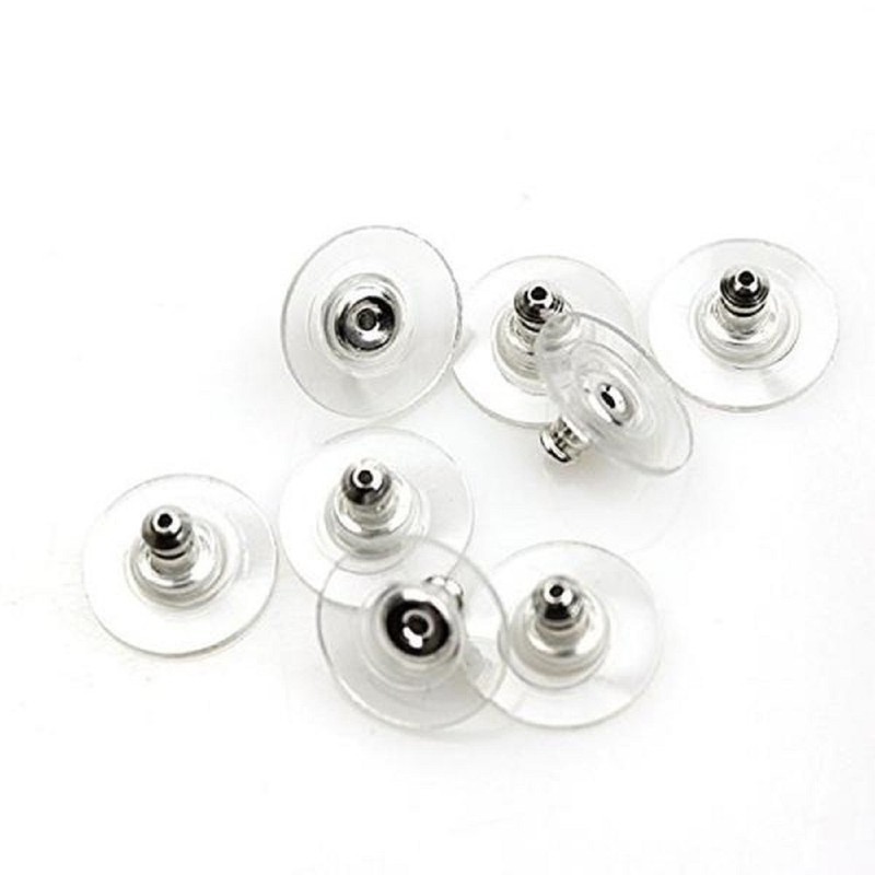 Pack Of 10 Hypo Allergenic Bullet Clutch Earring Backs with