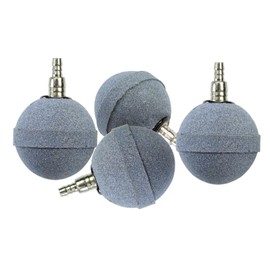 AQUANEAT Pond Air Stone 2 Inch, Air Stone for Aquarium, Long Lasting Aerator Oxygen Diffuser Airstone, Air Pump Accessories for Aquarium, Fish Tank, Hydroponics, Ponds and DWC Reservoirs 4 Pack