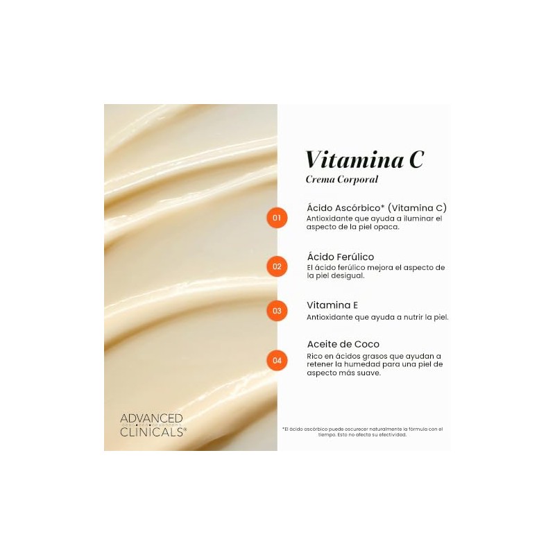 ADVANCED CLINICALS 2 PACK SET - CREMA CORPORAL VITAMINA C