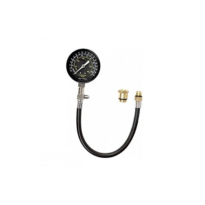 Engine Compression Tester Testing Gauge Gage Check Test Tool Kit