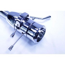 Rodspeedracing Automatic Tilt Shift 28" Chrome Steering Column Univeral Chevy W/ Bonus Adapter