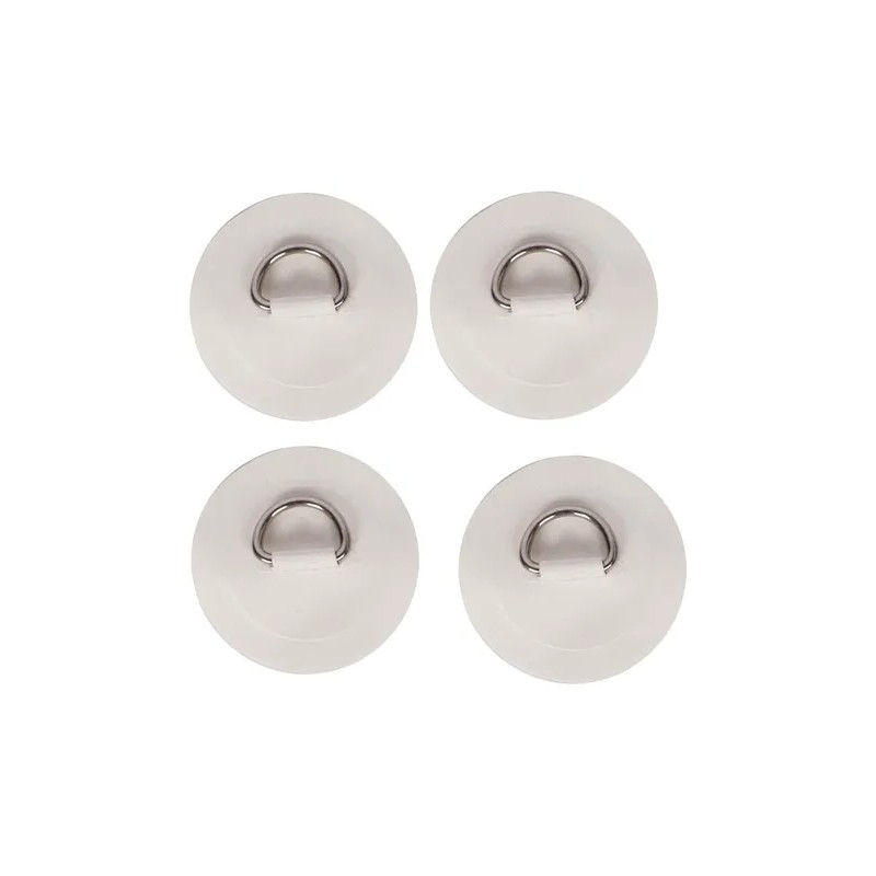 4 Pieces D Rings Patch D Rings Pad Portable Durable