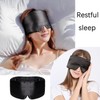 Adjustable Silk Eye Mask,100% Full Shading to Block Light Interference,Allowing