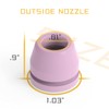 TOOLIOM 24Pcs Plasma Cutter Torch Consumables AG-60 Cutting Torch Nozzles