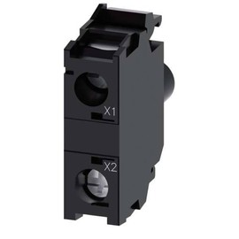 Siemens 3SU1401-1BB60-1AA0 Module with Integrated LED 24V AC/DC, White, Screw Terminal, for Front Plate MOUNTING
