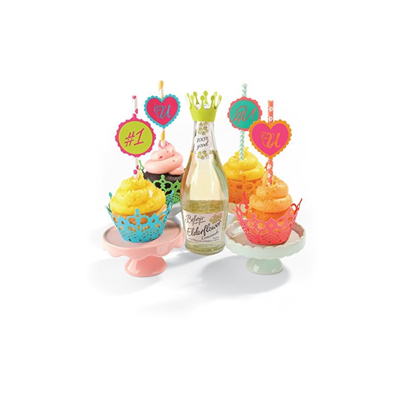 Sizzix Thinlits Die Set 7pk-Cupcake Wrappers by WWCook, Carbon Steel,