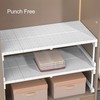 Expandable Closet Shelf Organizer Adjustable Space Saving Wardrobe Sink Tension