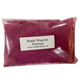 Generic Flocking Fibers 1 Ounce Package (Bright Magenta)