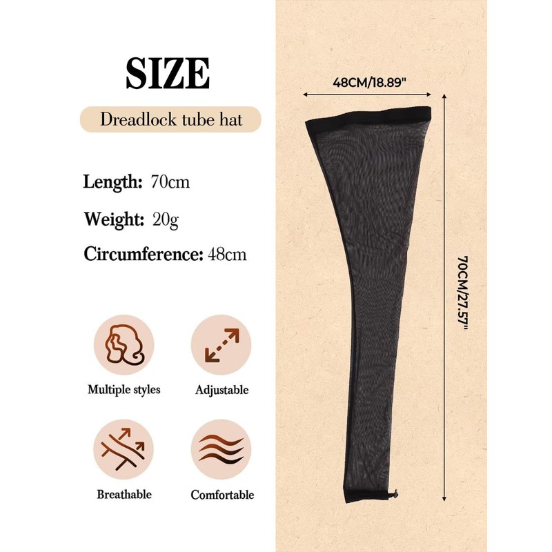 Hair Weave Sleeve for Locs, Extra Long Hairsleeve for Braids,