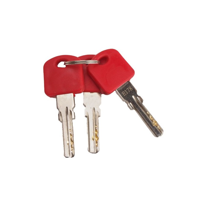 PALMY Wire Lock P-4505/Φ12×700mm Red