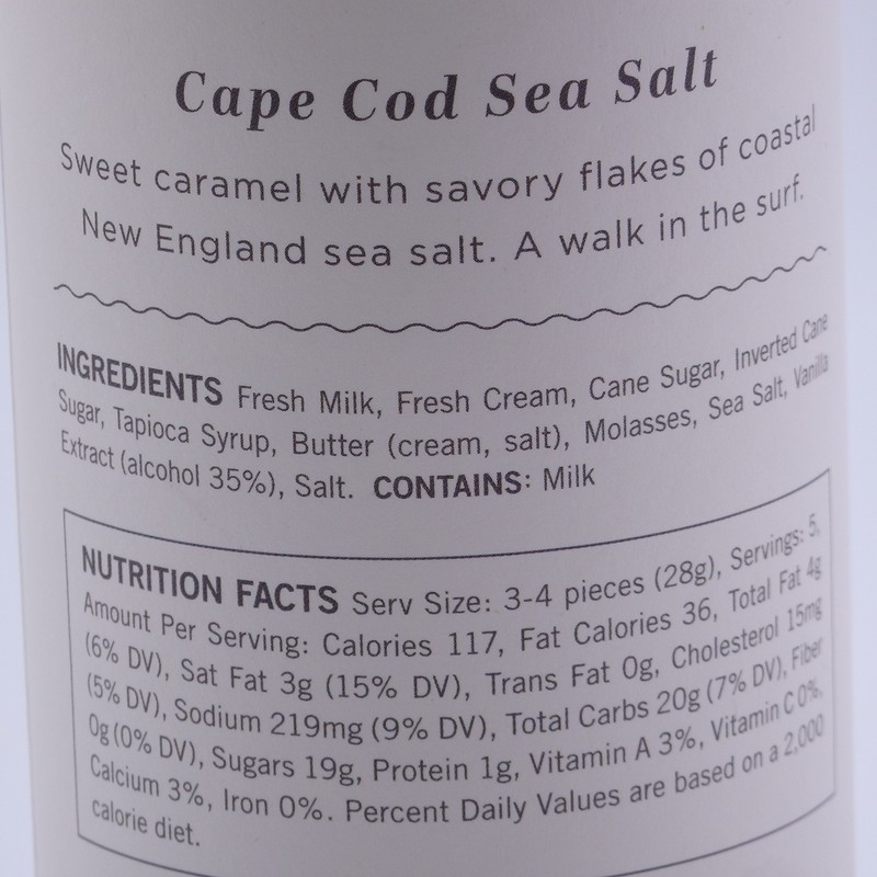 SanAndCo McCrea’s Caramels Candies Cape Cod Sea Salt Made in