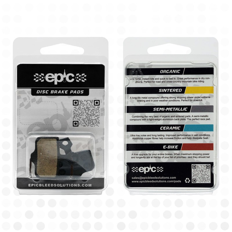 epic Disc Brake Pads for SRAM Rival, RED, Apex, Force,