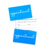 RXBC2011 Appointment Reminder Cards Pack of 100 Sky Blue