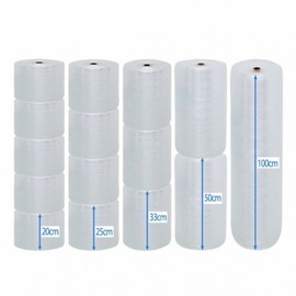 Large White Bubble Wrap 0.02T 100x50cm 1 Roll
