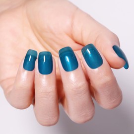 Imtiti 1 x Blue Jelly 15ml Ocean Jelly Clear UV/LED Home Manicure