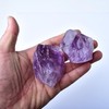 DZJXBZhu 1 pcs Natural Amethyst Large Crystal Healing Stone 0.22-0.33