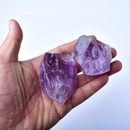 DZJXBZhu 1 pcs Natural Amethyst Large Crystal Healing Stone 0.22-0.33 lb Spirit Chakra Meditation Energy Balance Lrregular Pocket Gem Decorative Gift Collection