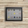 Golf Ball Marker Shadowbox Display | Holds Flat or Pegged