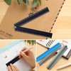 Ruler, Folding Ruler, Aluminum Ruler, 11.8 inches (30 cm), Ruler,