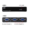 サンワサプライ 高性能ディスプレイ分配器(2分配) VGA-SP2