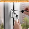 Neoteck Inline Window Handle Universal Espag Key Locking Lockable Double