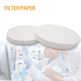 300 Pcs Filter Papers, 125mm Round Laboratory Filter Paper for Filter Paper Science Experiment