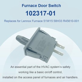 LONYE 102317-01 Furnace Door Switch Replacement for Lennox Furnace 51W15 58H33 R45610-001
