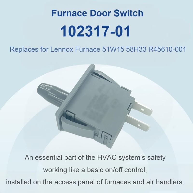 LONYE 102317-01 Furnace Door Switch Replacement for Lennox Furnace 51W15