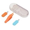 Baby Ear Nose Cleaner Set TPR Portable Double Head Safely