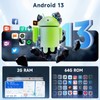 4 Core+64G Android 13 Car Stereo for Fiat 500 2007-2015,