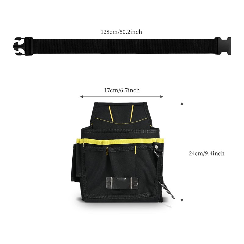 EHDIS Wrapping Tool Pouch with Belt Waist Waterproof Oxford Small