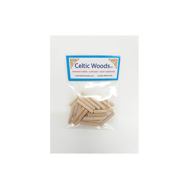 Fluted Wood Dowels 5mm X 30mm Pack of 25