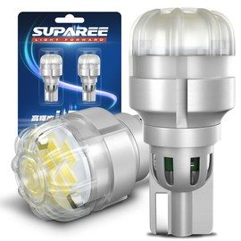 SUPAREE T15 T16 LED Back Lamp, Explosive Light, Backward Light, For 12 V Cars, For Vehicle Inspection, Reverse Lamp, 6000K, White, 666lm, Backlight, Built-in Canceller, Pack of 2