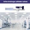 5 Packs Catheter Valve, Urine Drainage Catheter Valves, Comfortable Soft