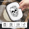 ANATTASOUL Skull & Rose Spoon Rest for Stove Top for